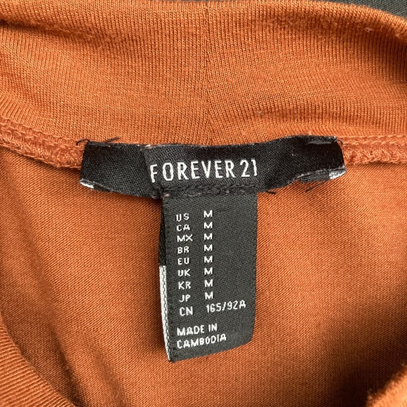 Rust Brown Turtle Neck Body Suit by Forever 21 - Picture 4 of 5